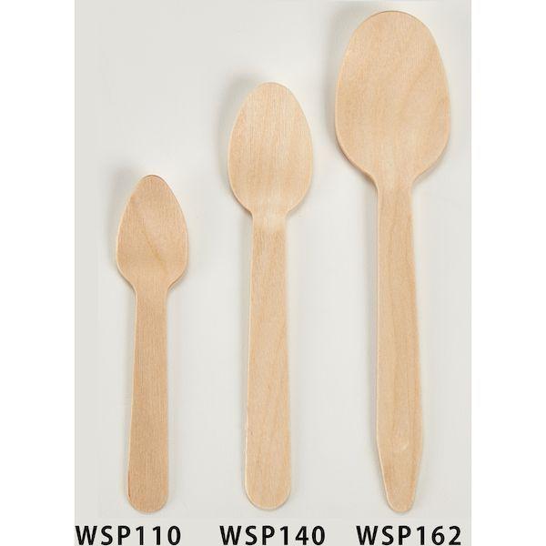 あすつく対応 「直送」 ＴＲＵＳＣＯ WSP-162 木製スプーン 全長１６２ｍｍ １００本入 WSP162 tr-1612560 | ブランド登録なし | 03