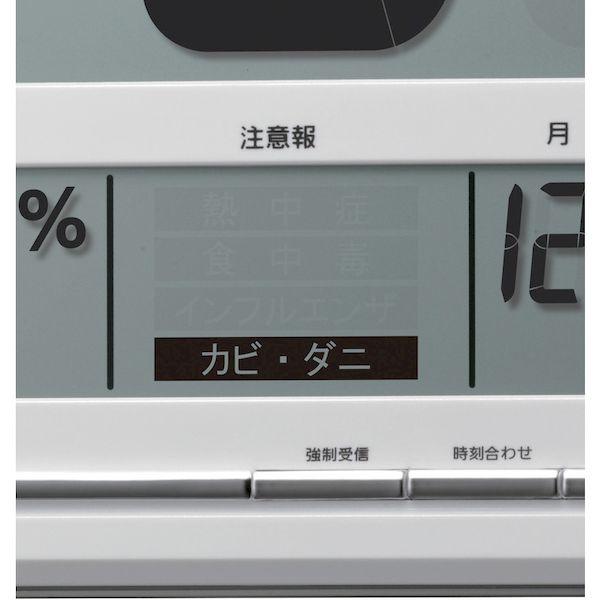 シチズン 8RZ200-003 直送 代引不可・他メーカー同梱不可 電波 壁掛け・置き時計 温湿度計付き シルバー ２０７＊３３０＊２８ 8RZ200003 |  | 03