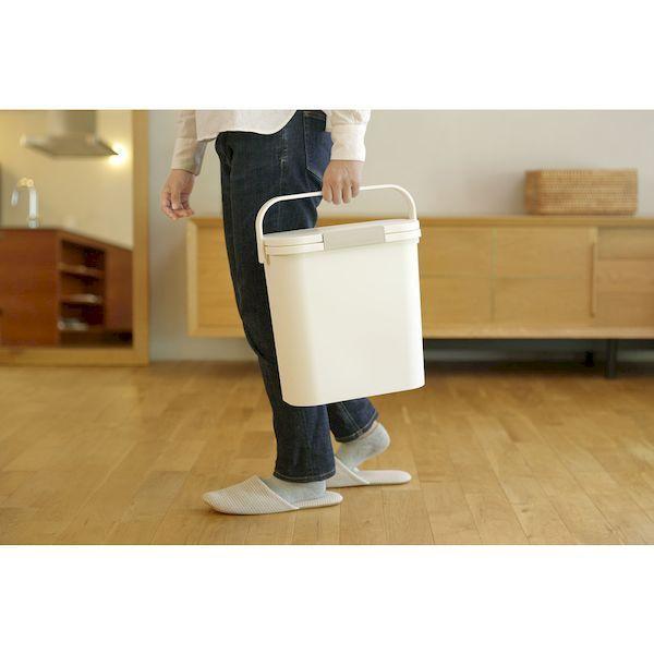 リス GBED012 Ｈ＆Ｈ運べる防臭ペール１０Ｓ 10L ゴミ箱 ホワイト ダストボックス ふた付き RSD-73WH オムツ |  | 03