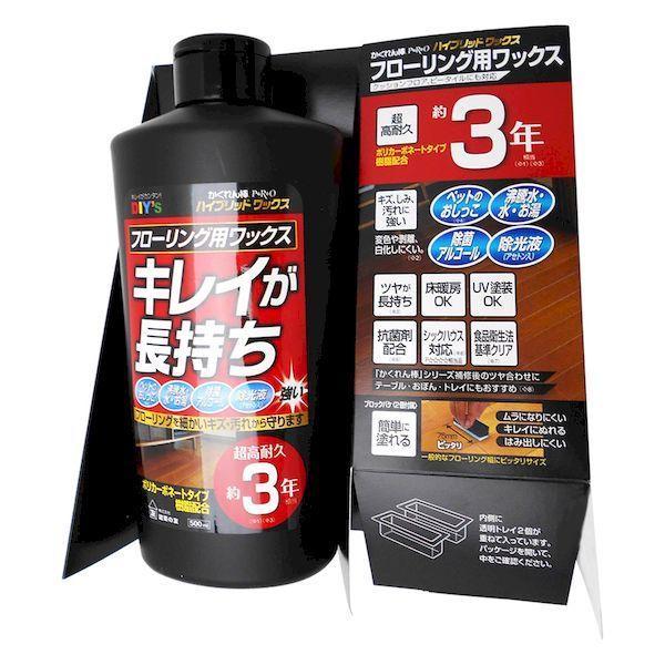 建築の友 4936068171016 HYW−1 フローリング用ワックス ハイブリッドワックス かくれん棒プロ 500ml |  | 01