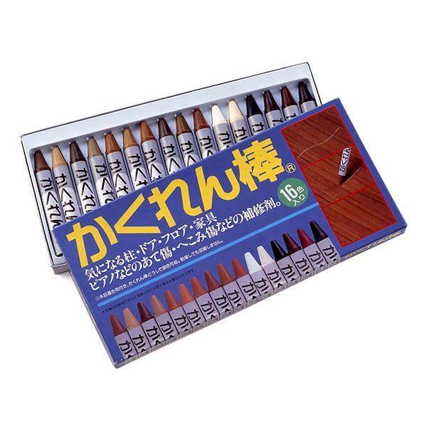 建築の友 4936068920119 A−30 家具補修剤 かくれん棒 16個入り | 