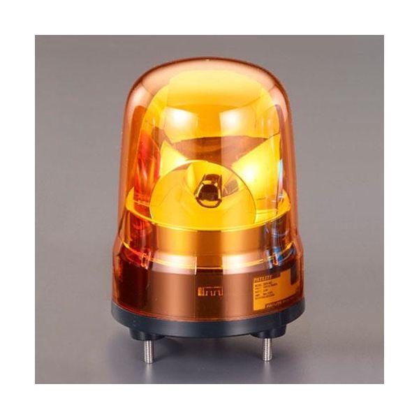 【個人宅配送不可】直送 代引不可 エスコ EA983FS-101YA AC100V LED回転灯 ブザー付／黄色 EA983FS101YA | 