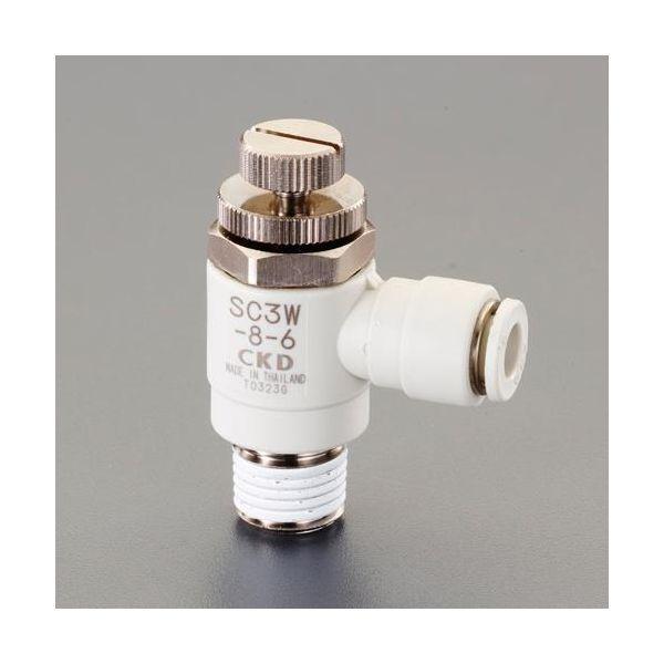 エスコ EA153HM-4 R1／8” Φ 6mm スピードコントローラー EA153HM4 | 