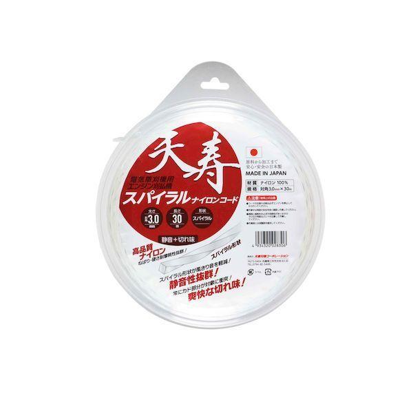 天寿刃物本舗 28326 天寿 ナイロンコード スパイラル 3．0mm×30m | 