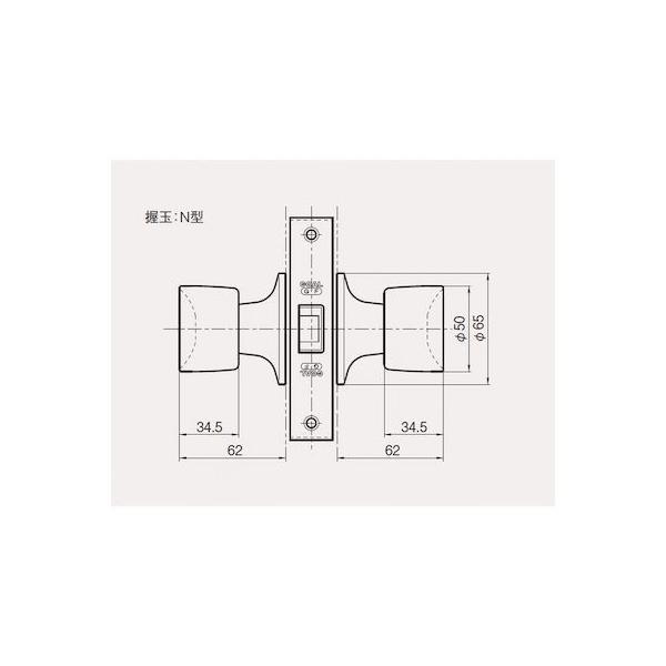 GOAL ゴール G-1N BS 100MM DT 22-34MM インテグラル錠Gシリーズ G1NBS100MMDT2234MM |  | 01