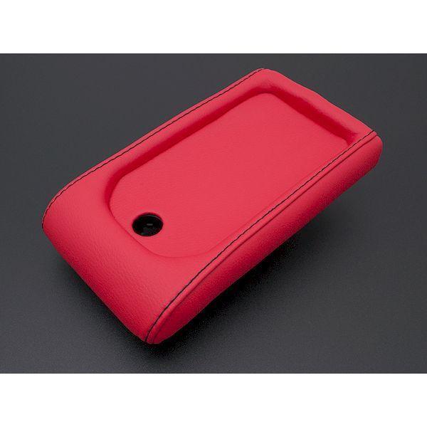 ビーナス 4571498240392 直送 代引不可 G’BASE コペンLA400K レザーコンソールカバー RED 鍵穴有り レッドレザー×ブラッ | 