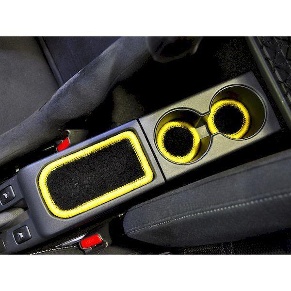 【個数：1個】ビーナス CCM-005 直送 代引不可 コペン LA400K センターコンソールマット ブラック／イエロー CCM005 |  | 02