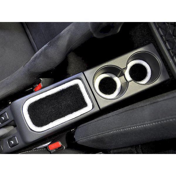 【個数：1個】ビーナス CCM-006 直送 代引不可 コペン LA400K センターコンソールマット ブラック／ホワイト CCM006 |  | 02