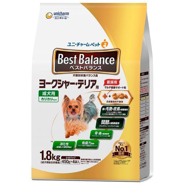 ユニ・チャーム 4520699679340 ベストバランス カリカリ仕立て ヨークシャー・テリア用 1．8kg | 
