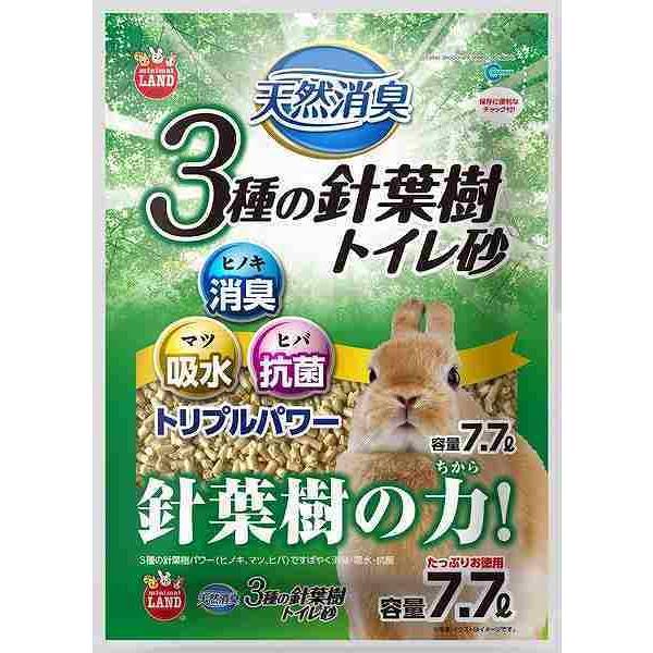 マルカン 4906456560036 天然消臭 3種の針葉樹トイレ砂 7．7L | 