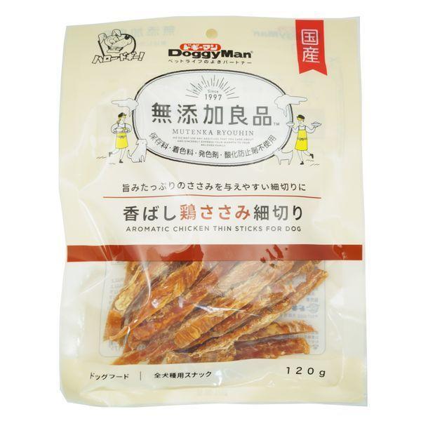 ドギーマン 4976555822175 無添加良品 香ばし鶏ささみ 細切り 120g | 