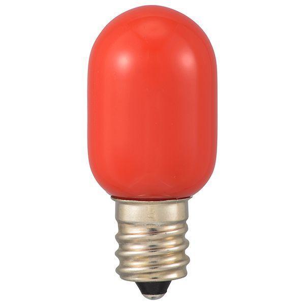 オーム電機 LDT1R-H-E12 13 ＬＥＤナツメ球（装飾用/T20/0.5W/2lm/赤色/E12/レッド） LDT1RHE1213 |  | 01