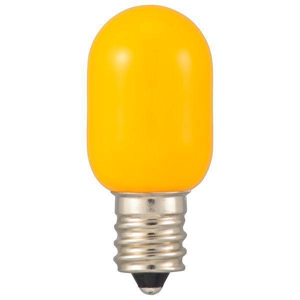 オーム電機 LDT1Y-H-E12 13 ＬＥＤナツメ球（装飾用/T20/0.5W/10lm/黄色/E12/イエロー） LDT1YHE121 |  | 01