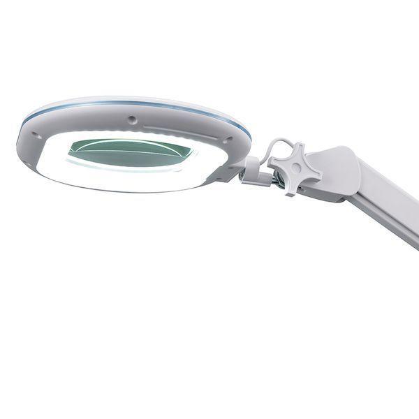 オーム電機 AS-L60BL-W ルーペ付きＬＥＤアームライト（750lm/1.7倍/ホワイト） ASL60BLW |  | 03