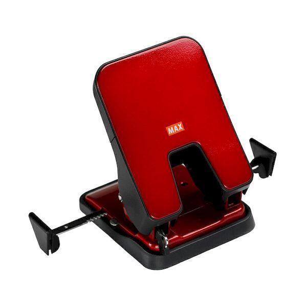 マックス MAX DP90220 パンチ 軽あけパンチ スクーバ50開け 2穴 レッド DP−50T／R | 
