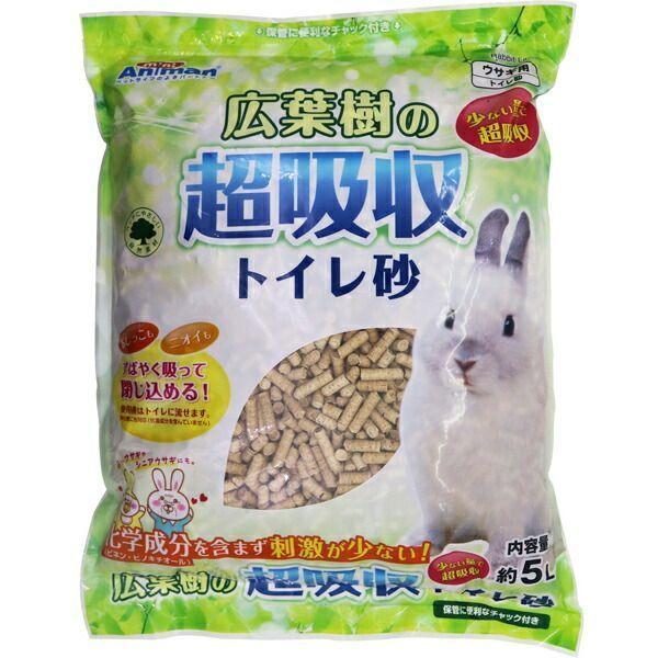 ドギーマン 4976555247695 広葉樹の超吸収トイレ砂5L | 