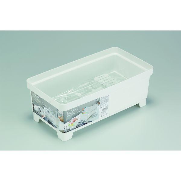 あさってつく対応 直送 代引不可・他メーカー同梱不可 イノマタ化学 4905596004868 セパレ 食器水切り ホワイト #48 | 