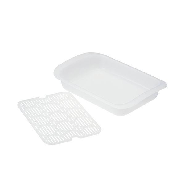 あさってつく対応 直送 代引不可・他メーカー同梱不可 イノマタ化学 4905596007166 フィーリング コップトレー パールホワイト #71【キ | 