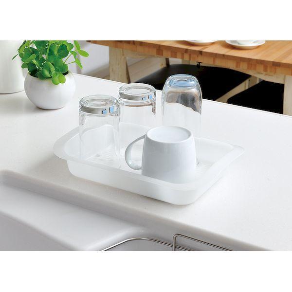 あさってつく対応 直送 代引不可・他メーカー同梱不可 イノマタ化学 4905596007166 フィーリング コップトレー パールホワイト #71【キ |  | 01