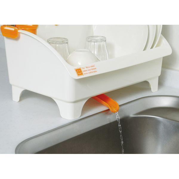 あさってつく対応 直送 代引不可・他メーカー同梱不可 イノマタ化学 4905596008262 ニコスタイル 水切りラック ホワイト #82 |  | 02