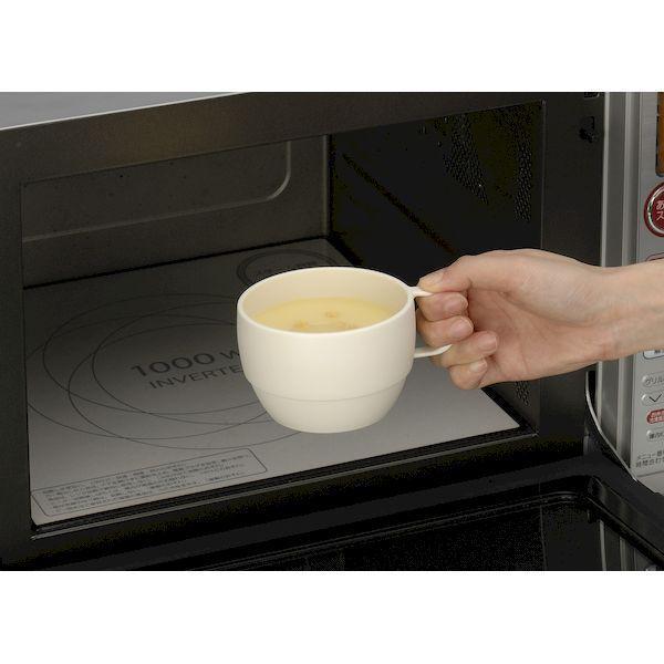 あさってつく対応 直送 代引不可・他メーカー同梱不可 イノマタ化学 4905596111764 レンジスープカップ アイボリー #1117【キャンセル |  | 02