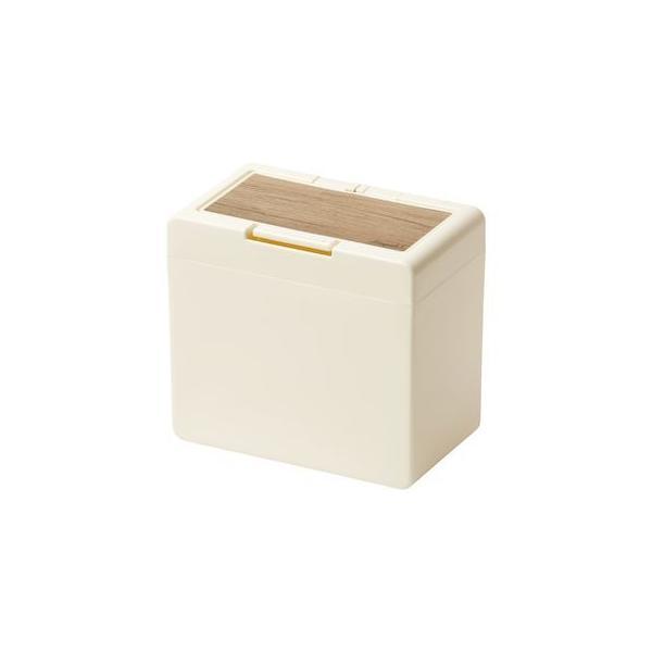 ソニック LV-4672-I リビガク ちょいバコ卓上ゴミ箱 ワンタッチで開く アイボリー LV4672I | 