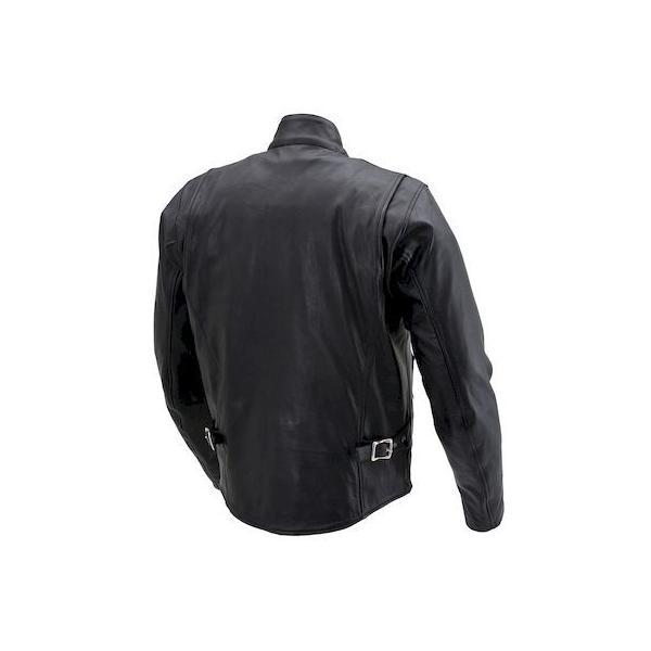 デイトナ DAYTONA 17810 バイク用 レザー ジャケット 2XLサイズ メンズ ブラック 春秋冬 シングルライダースジャケット DL−001_1