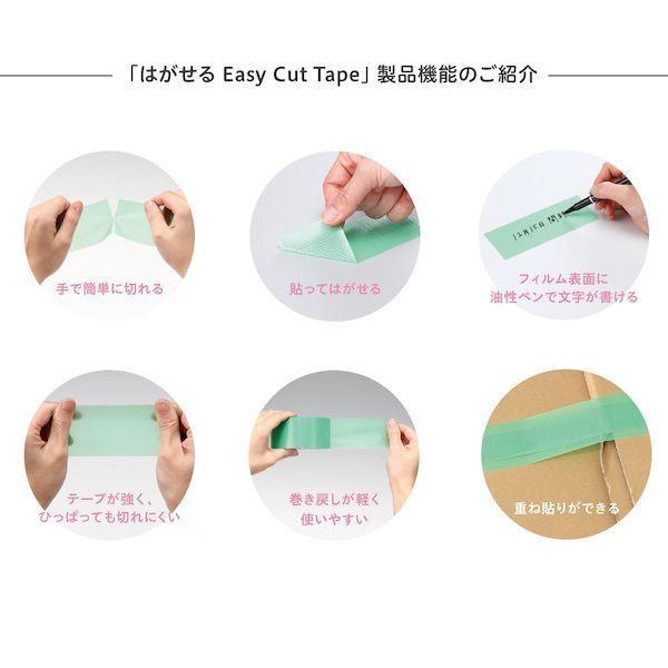ニトムズ T1512 養生テープ はがせる Easy Cut Tape ホワイト 48mm幅×20m |  | 03