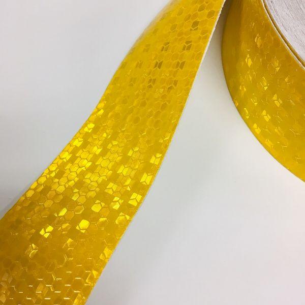 あすつく対応 「直送」 セーフラン 14353 高輝度反射テープ　黄　幅５０ｍｍ×５０ｍ |  | 04