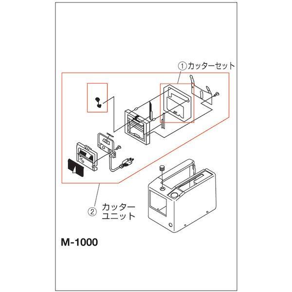 ＥＣＴ 254/255 テープディスペンサー用部品 テープカッターセット１．２ Ｍ−１０００・Ｍ−２０００・ＭＳ−１１００・ＭＳ−２２００用 |  | 04