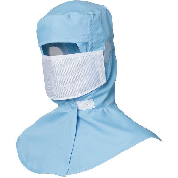 あすつく対応 「直送」 ミドリ安全 31898002 クリーンルーム用フード専用メッシュマスク |  | 04