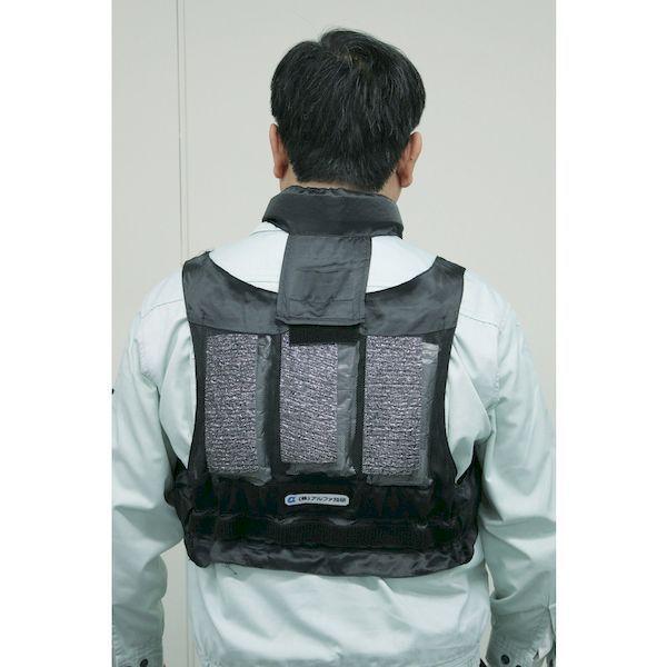 あすつく対応 「直送」 アルファ技研 EC クールベスト　フリーサイズ　ブラック |  | 04