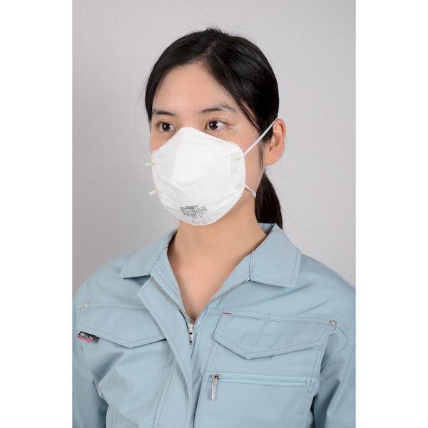 あすつく対応 「直送」 ＴＲＵＳＣＯ T35A-DS1 使い捨て防じんマスク　ＤＳ１ １０枚入 T35ADS1 |  | 02