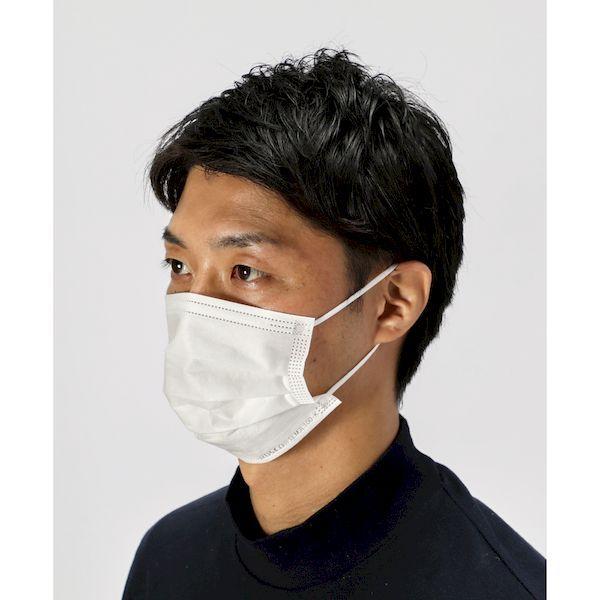 あすつく対応 「直送」 ＴＲＵＳＣＯ TEM3L100-K 一般作業用マスク 耳掛けタイプ ３層 １００枚入個包装 TEM3L100K |  | 01