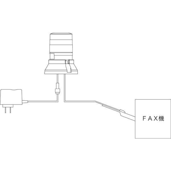 ＮＩＫＫＥＩ VL04S-100FAB ＦＡＸ着信表示機 ニコＦＡＸ ＶＬ０４Ｓ型 ＬＥＤ回転灯 ４５パイ ２段階点滅ブザー付きザー付き |  | 01
