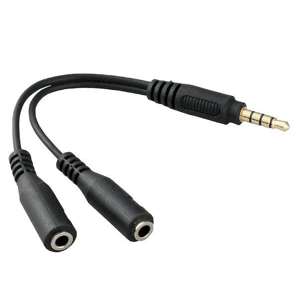 アーテック ArTec 091686 オーディオ分配ケーブル イヤホン＋マイク用 | 