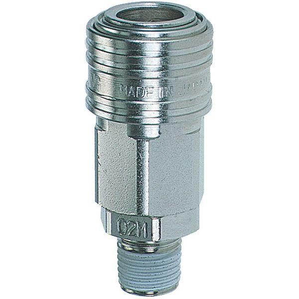 あすつく対応 「直送」 千代田通商 ［CHS-02M］ ＣＨＳカップリングソケット　Ｒ１／４ CHS02M 158-3981 |  | 01