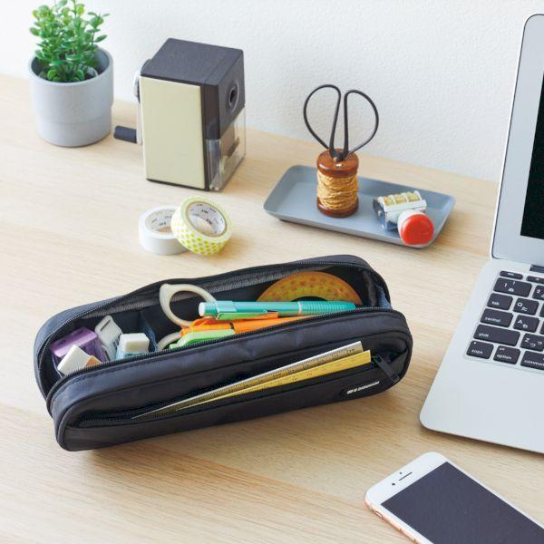 リヒトラブ LIHIT LAB. A7552-108 ペンケース 2ウェイタイプ ブルー A7552108 |  | 01