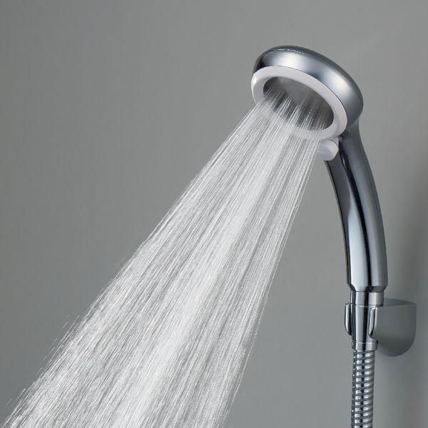 三栄水栓 SANEI 4973987648144 レイニーメタリック ブラック 節水シャワーヘッド PS313−81XA CD |  | 05