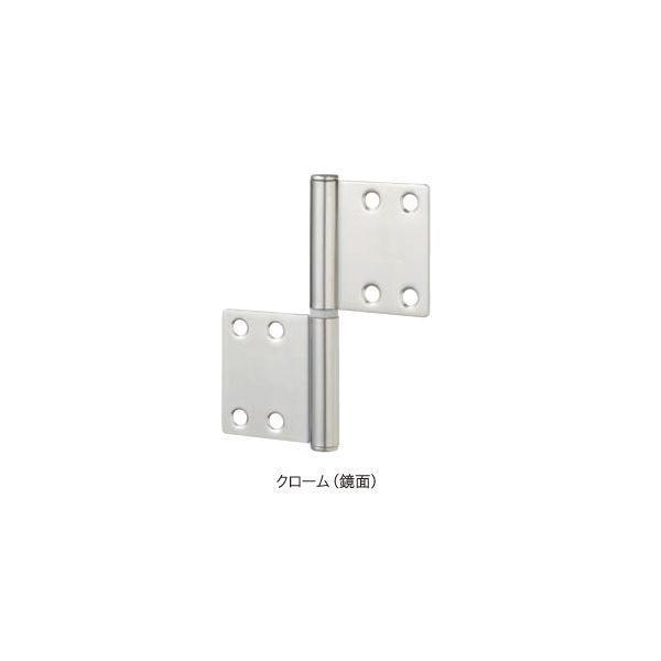 丸喜金属本社 S-45R-C ルーム丁番2R 両面皿 102×89 クローム S45RC | 