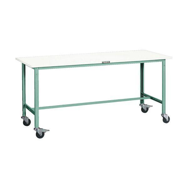 【個人宅配送不可】トラスコ TRUSCO AE-0960C100 W 直送 代引不可 ＡＥ型作業台 ９００Ｘ６００ＸＨ８４０ Φ１００キャスター付 ホワイト色 AE0960C1 | 