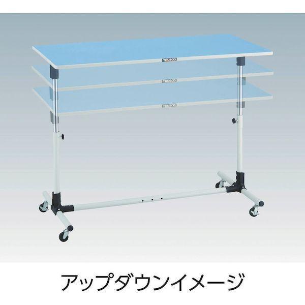 【個人宅配送不可】トラスコ TRUSCO JM-6060C 直送 代引不可 ジャスト 600X600XH700−950 車輪付 JM6060C |  | 01