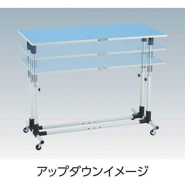 【個人宅配送不可】トラスコ TRUSCO JMW-6060C 直送 代引不可 ジャスト 600X600XH700−950 車輪付 JMW6060C |  | 01