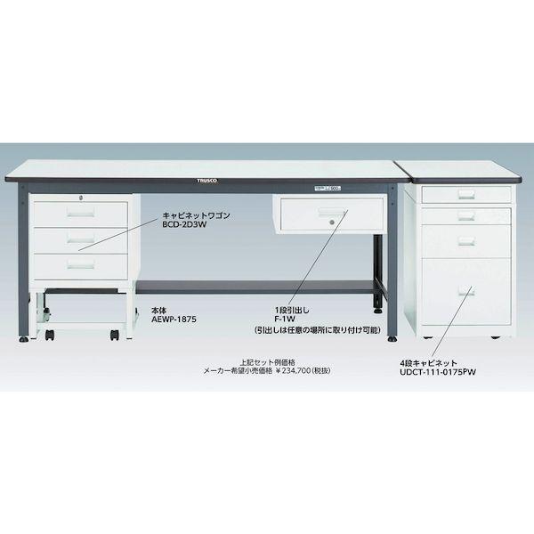 【個人宅配送不可】トラスコ TRUSCO AEWP-0960CU100 直送 代引不可 ＡＥＷＰ型作業台 ９００Ｘ６００ＸＨ８４０ Φ１００ウレタンキャスター付 ダークグレー色 A |  | 01
