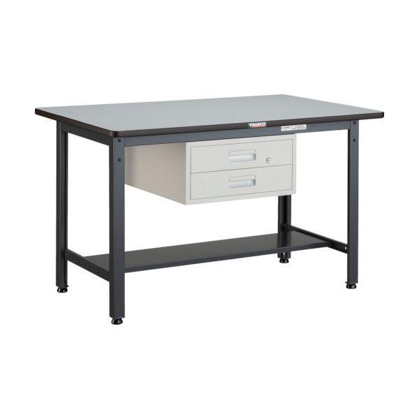 【個人宅配送不可】トラスコ TRUSCO AEWP-1275F2 直送 代引不可 AEWP型作業台 1200X750XH740 2段引出付 AEWP1275F2 | 