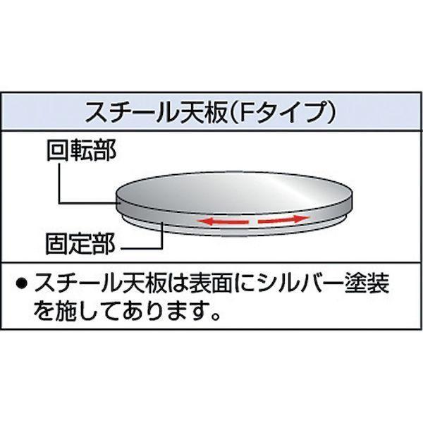 【個人宅配送不可】トラスコ TRUSCO TC60-15F 直送 代引不可 回転台 150Kg型 Φ600 スチール天板 TC6015F |  | 01
