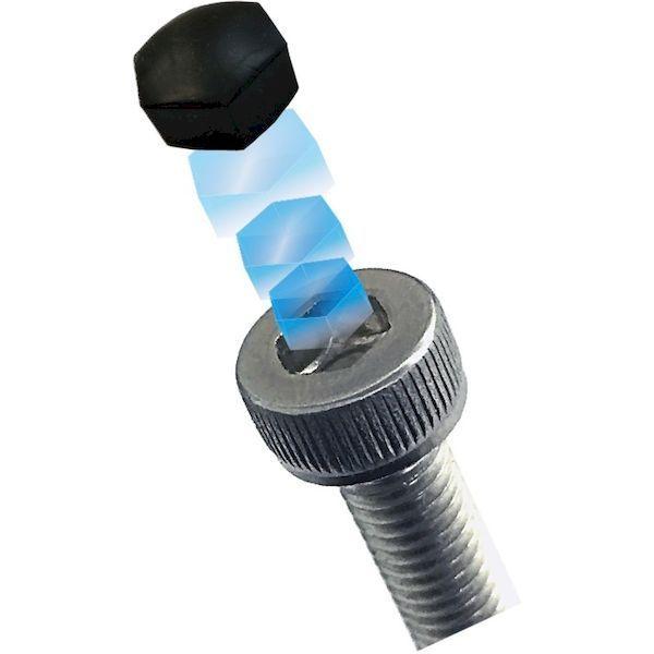 あすつく対応 「直送」 トラスコ TRUSCO RES-P-H6-12-BK 六角穴塞ぎパーツ リセスインナー 対辺６ Ｍ８ＪＩＳＢ１１７６六角穴付ボルト用 屋外対応黒 １２個入 |  | 02