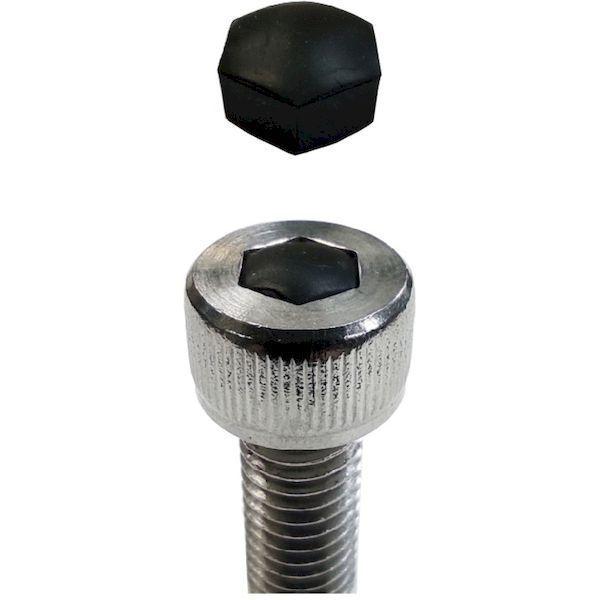 あすつく対応 「直送」 トラスコ TRUSCO RES-P-H6-12-BK 六角穴塞ぎパーツ リセスインナー 対辺６ Ｍ８ＪＩＳＢ１１７６六角穴付ボルト用 屋外対応黒 １２個入 |  | 03