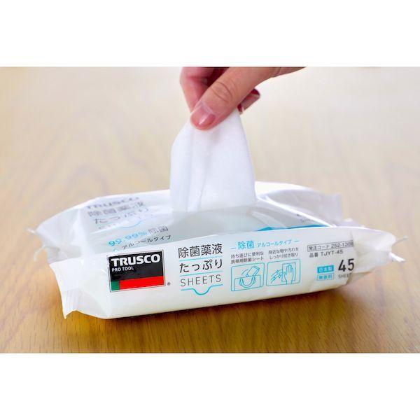 あすつく対応 「直送」 トラスコ TRUSCO TJYTW-30 除菌薬液たっぷりウェットワイパー大判 30枚 TJYTW30 |  | 06