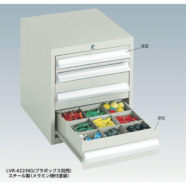 トラスコ TRUSCO LVR-421 直送 代引不可 LVR型キャビネット 392X412XH420 引出6段 緑 LVR421 |  | 03